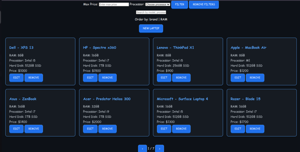 Proyecto laptops de javascript